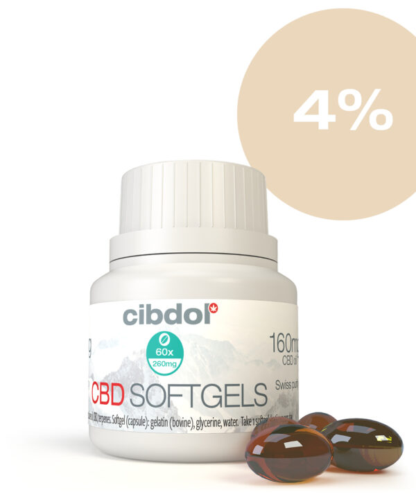 Cibdol CBD Softgels 4%